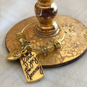 Wine Charms $2 each  Artisan Wine Charms♥️ Inspirational Gold Cubic Zirconia